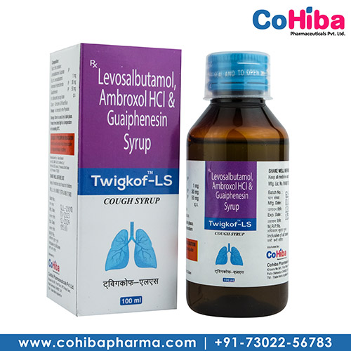 Levosalbutamol 1mg, Ambroxol 30mg & Guaiphenesin 50mg Syrup