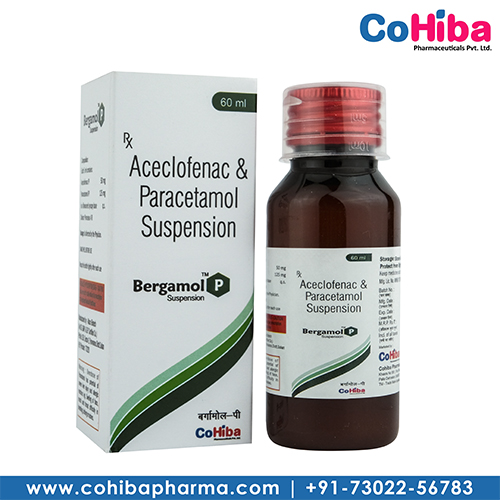 Aceclofenac & Paracetamol Suspension