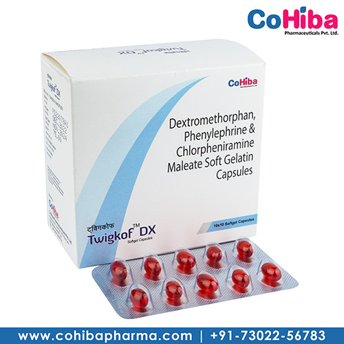 Dextromethorphan Phenylephrine Chlorpheniramine Maleate Soft Gelatin Capsules