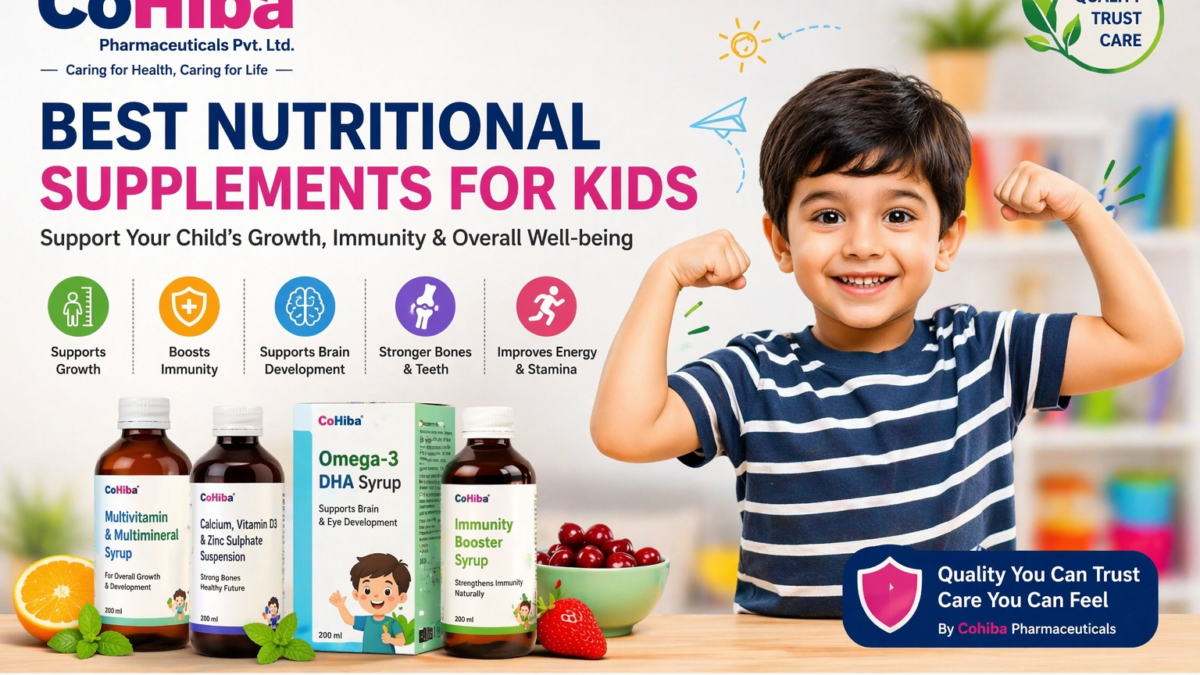 Best Nutritional Supplements for Kids - Cohiba Pharma